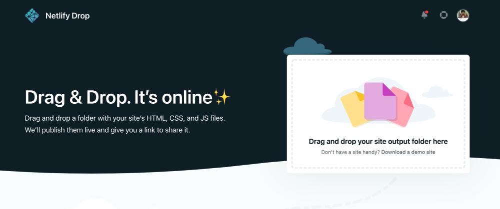 Netlify Drop